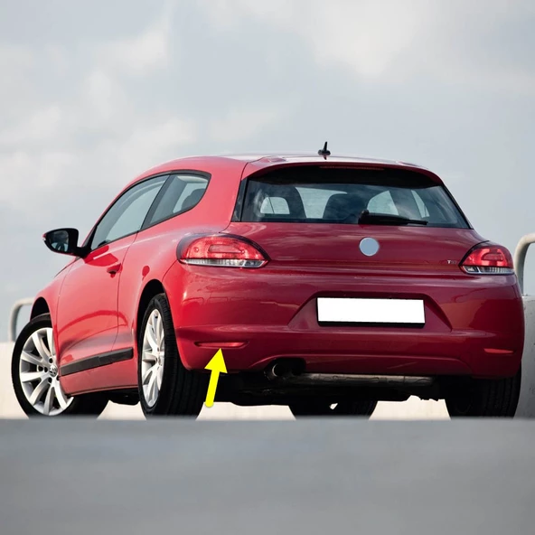 VW Scirocco 2009-2014 Standart Arka Tampon Sol Reflektör 1K8945105 ürün görseli 1