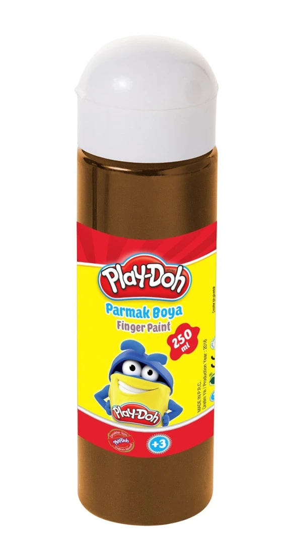 Play-Doh Parmak Boyası 250 ml - Kahverengi ürün görseli 1