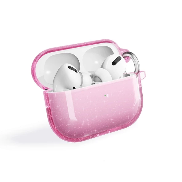 Airpods Pro 2 Uyumlu Allstar Airbag 32 Parlayan Simli Saydam Renkli Uyumlu Kılıf ürün görseli 1
