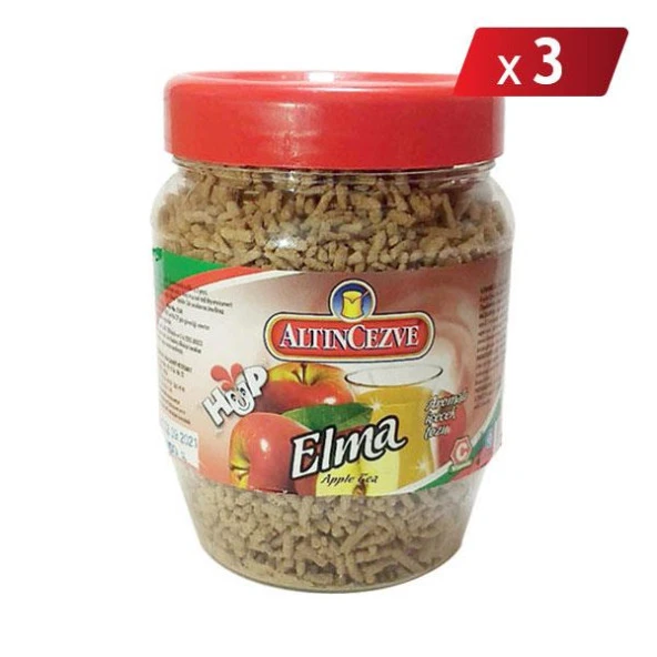 Altıncezve Granül Elma Aromalı İçecek Tozu 300 gr - 3LÜ PAKET ürün görseli 1