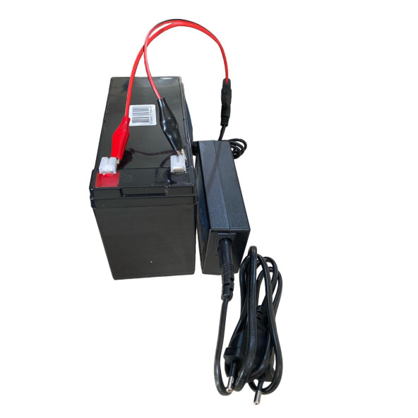 NCPLİNE  12 Volt 9 Amper Akü Ve Akü Şarj Adaptörü Maşalı Timsah Uç ürün görseli 1