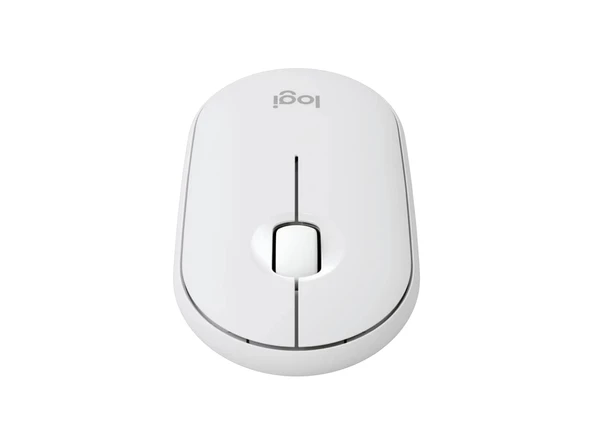 LOGITECH PEBBLE M350S BEYAZ KABLOSUZ SESSİZ MOUSE 910-007013 ürün görseli 1