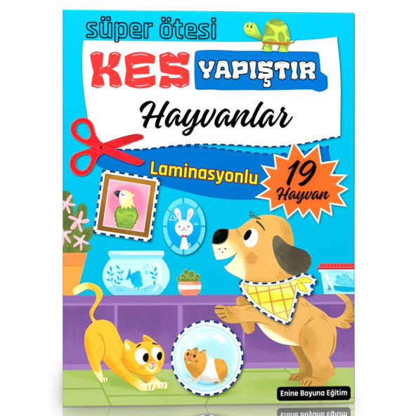 Süper Ötesi Hayvanlar KES-YAPIŞTIR (Laminasyonlu) ürün görseli 1