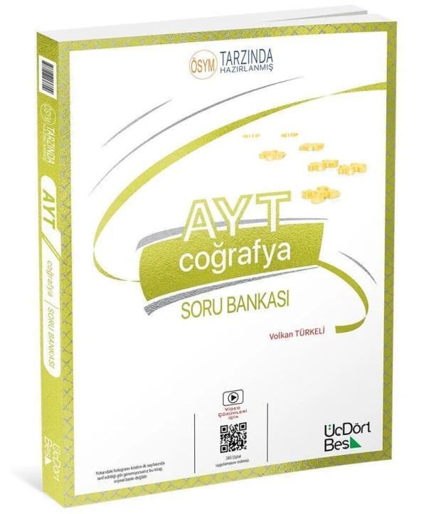 AYT Coğrafya Soru Bankası ÜçDörtBeş Yayınları ürün görseli 1