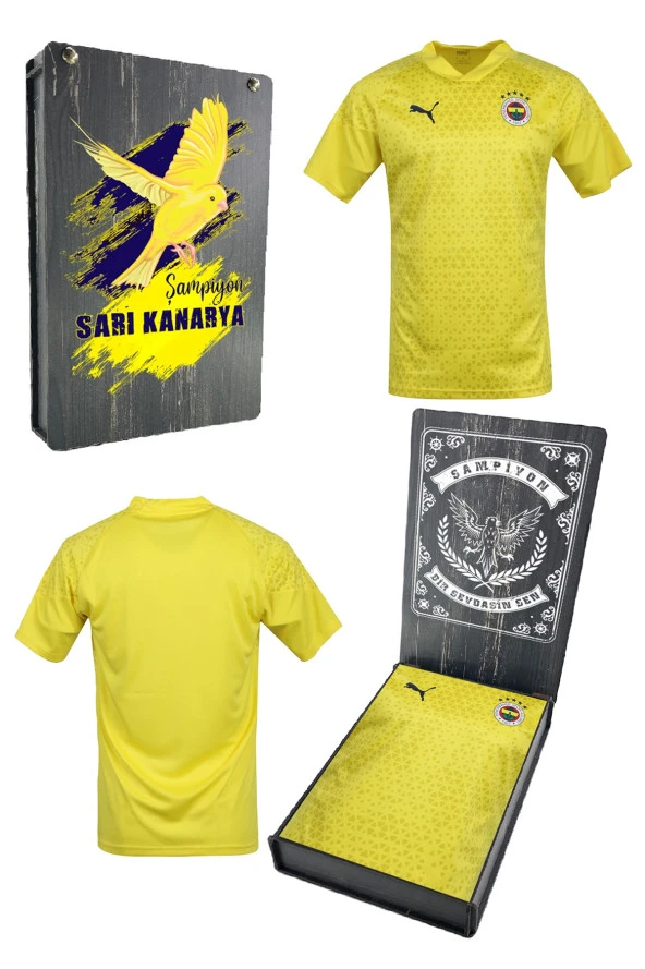 Fenerbahçe Orijinal A Takım Futbolcu Antrenman T-Shirt Ahşap Kutulu ürün görseli 1