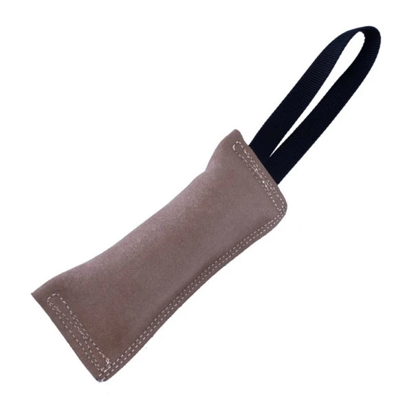 Doggie Süet Deri Köpek Isırma Yastığı Bej 6x20 Cm ürün görseli 1