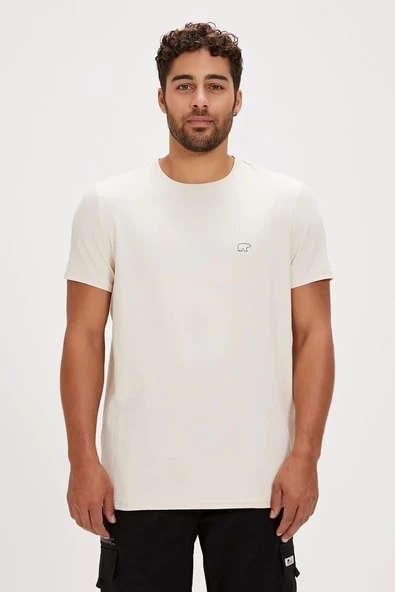 Bad Bear Frank Marshmallow Basic Men's T-Shirt ürün görseli 1