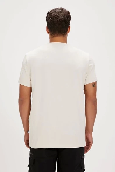 Bad Bear Frank Marshmallow Basic Men's T-Shirt - Resim 3