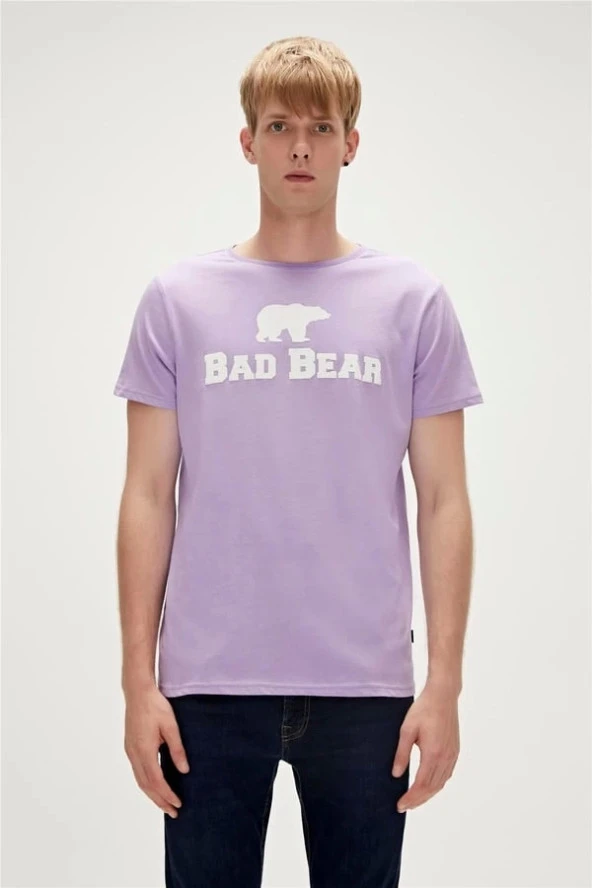 Bad Bear Tee Lavender Purple Men's T-Shirt ürün görseli 1