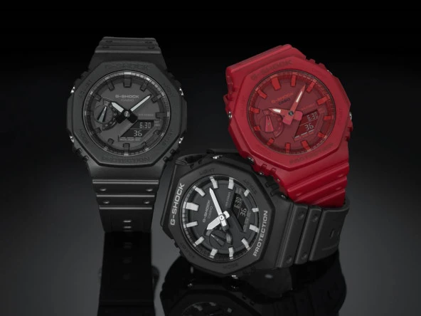 Casio GA-2100-1ADR Erkek Kol Saati - Resim 5