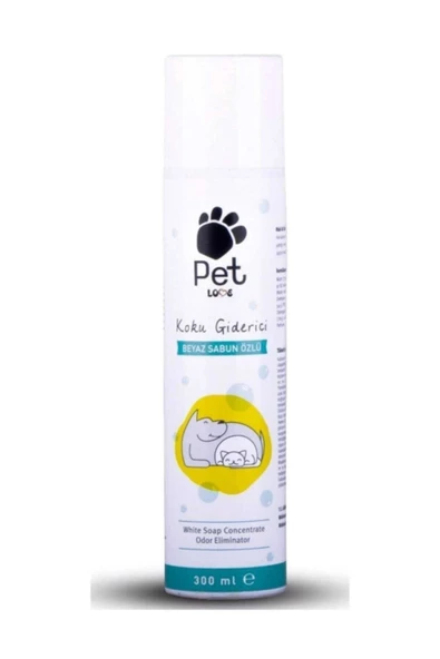 Petlove Beyaz Sabun Özlü Pet Koku Elimine Edici 300 Ml ürün görseli 1