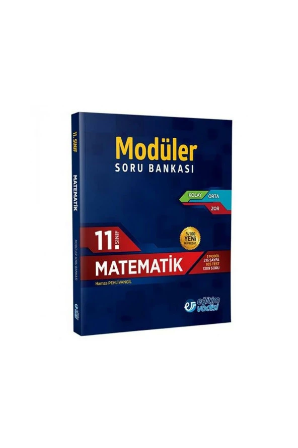 Eğitim Vadisi Yayınları 11.Sınıf Matematik Modüler Soru Bankası ürün görseli 1