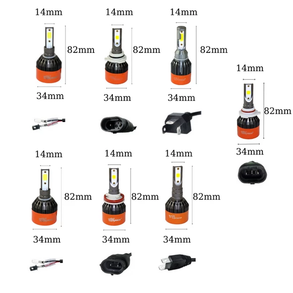 Space Led Far Ampulü Beyaz 48W 12V 8000LM H9006 / LAAM98 ürün görseli 1