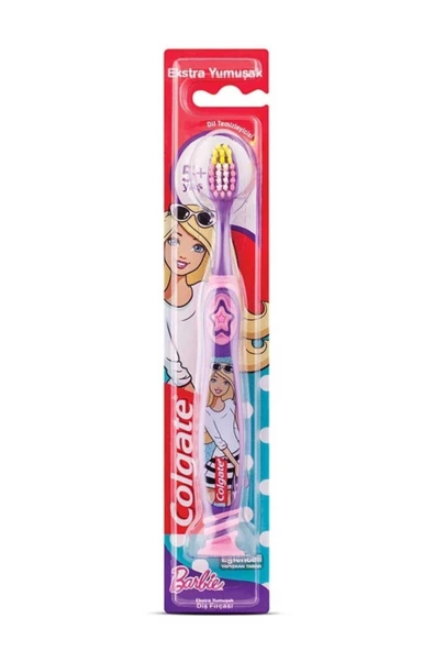 Colgate Barbie 5+ Yaş Çocuk Diş Fırçası ürün görseli 1