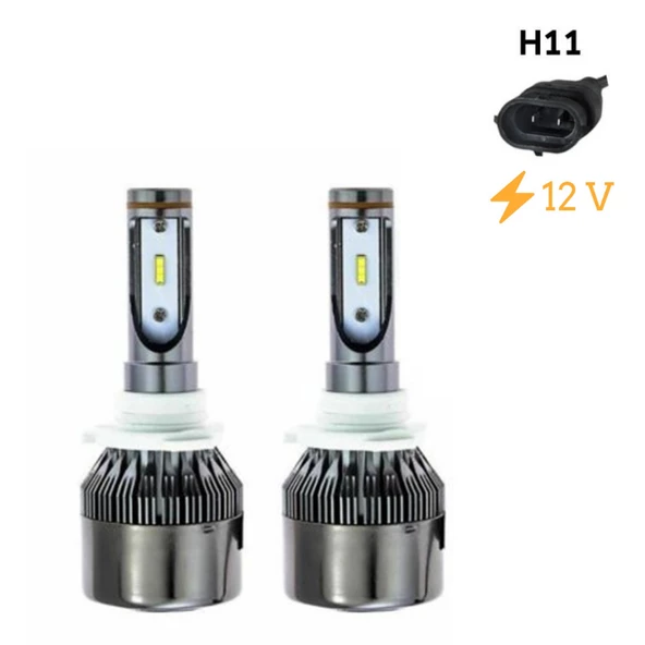Space Led Far Ampulü Beyaz H11 36W 4800LM 12V / LAAM804 ürün görseli 1