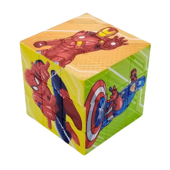 Sihirli Küp Yapboz Süper Kahramanlı Magic Cube 5.5 x 5.5cm No.4 ürün görseli 1
