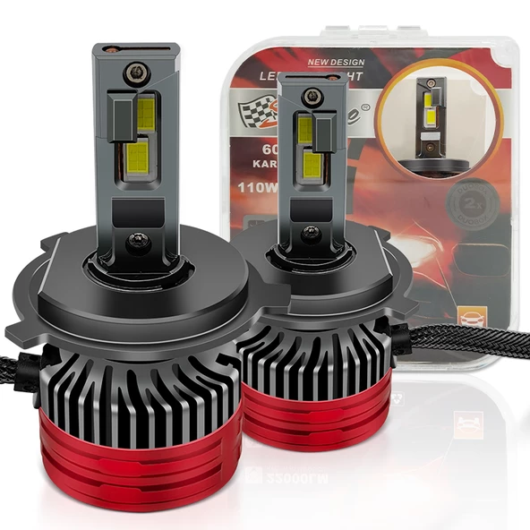 Led far ampulü canbus 110W 22000LM H4 12v / LAAM920 ürün görseli 1