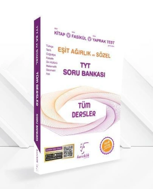 TYT Tüm Dersler Eşit Ağırlık ve Sözel Soru Bankası Karekök Yayınları ürün görseli 1