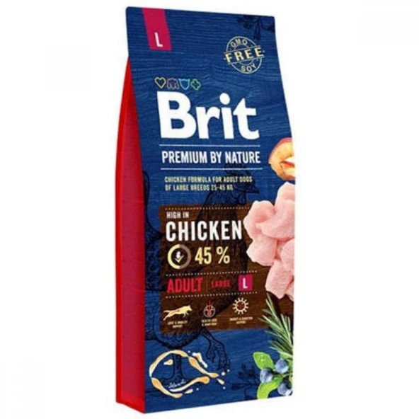 Brit Premium Nature Tavuklu Büyük Irk Yetişkin Köpek Maması 15kg ürün görseli 1
