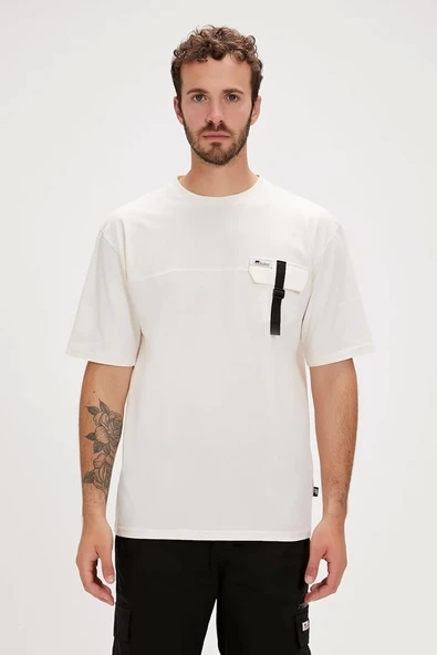Bad Bear Clifford Marshmallow Men's T-Shirt ürün görseli 1