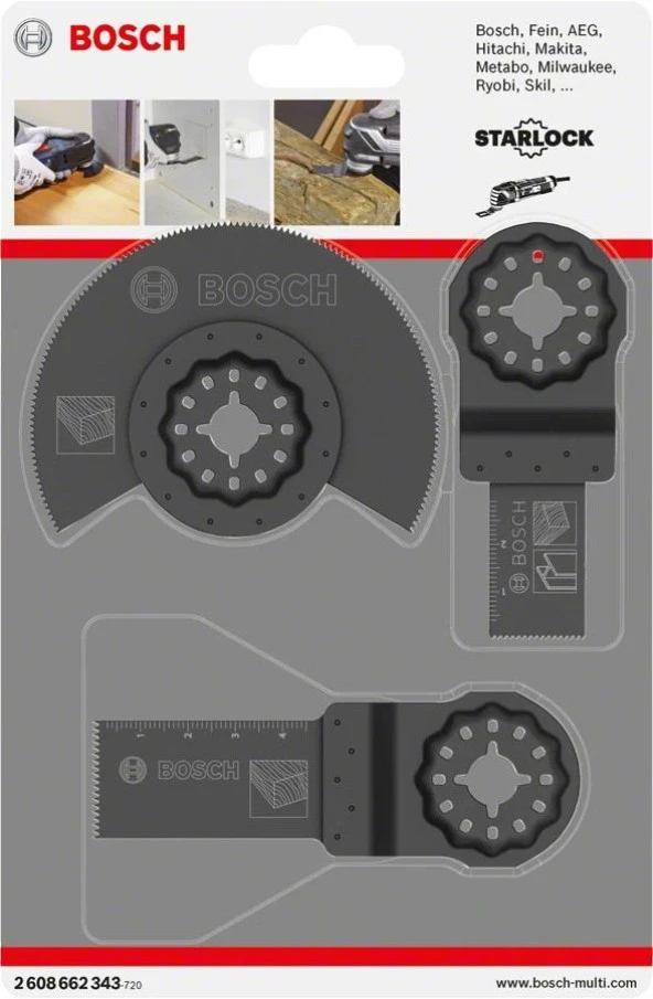 Bosch Ahşap Testere Bıçak 3lü Paket ürün görseli 1