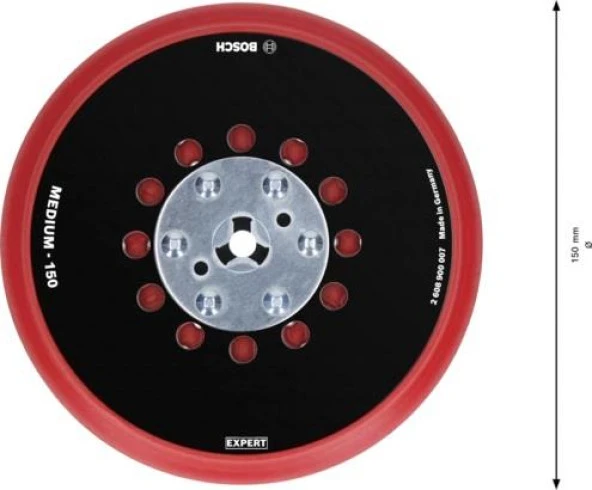 Bosch GEX34-150/40-150 Orta Zımpara Tabanı 150mm ürün görseli 1