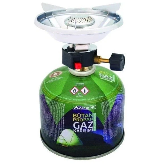 Orcamp CK-193 Çakmaklı ve Rüzgarlıklı Kamp Ocak Tüplü ürün görseli 1