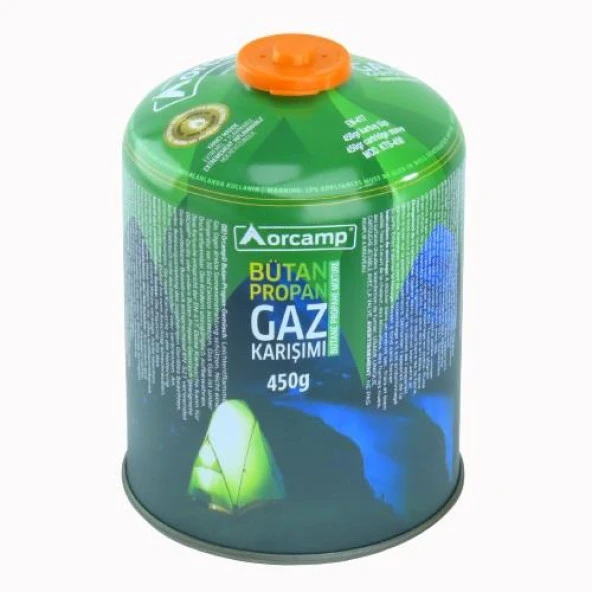 Orcamp KTS-450 Vidalı Gaz Kartuşu 450gr ürün görseli 1