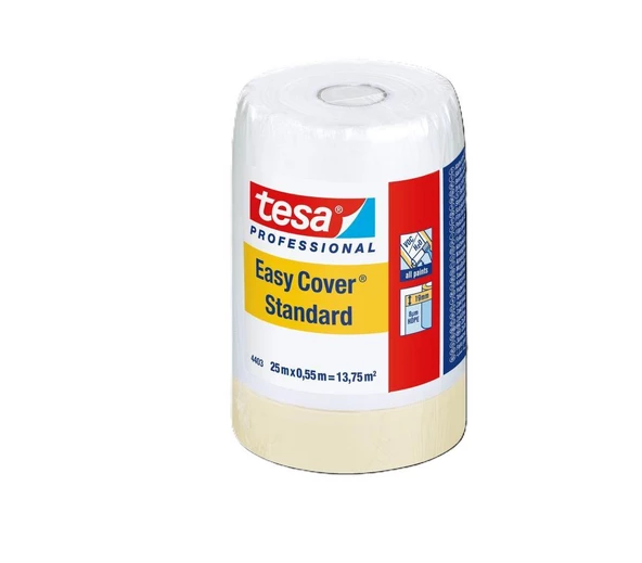 Tesa 4403 Maskeleme Bantlı Koruyucu Örtü   260cmx15mt ürün görseli 1