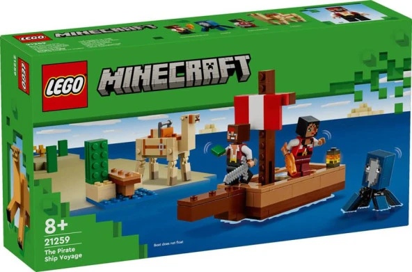 LEGO Minecraft 21259 The Pirate Ship Voyage ürün görseli 1