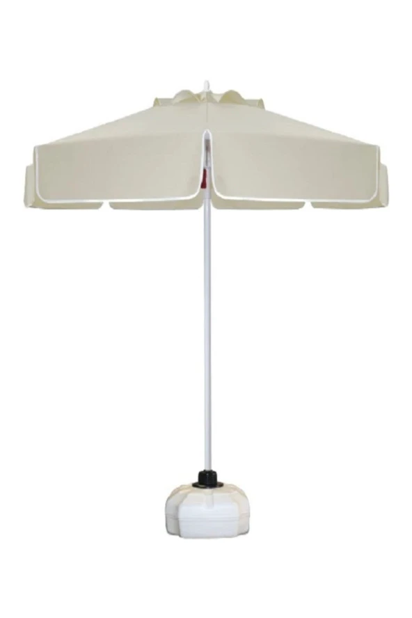 ODS Sunminyum 225/8 Yuvarlak Şemsiye + 50 Lt Şemsiye Bidonu ürün görseli 1