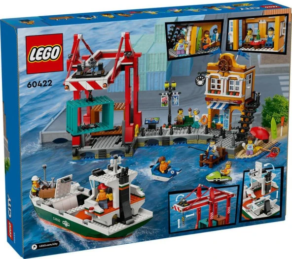 Lego City 60422 Harbour - Resim 2