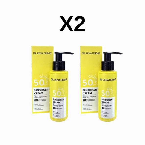 DR.RENA GUNES KREMI 50 FKT 100 ML  X 2 ADET ürün görseli 1