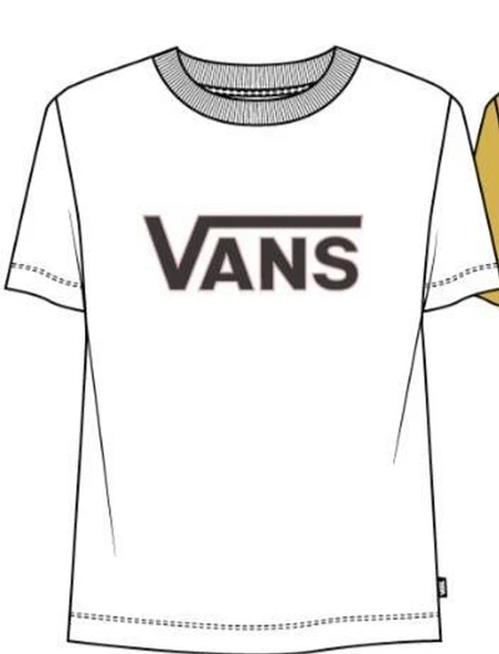 Vans WM Drop V Crew-B Kadın Tişört  VN0A5HNMWHT1 ürün görseli 1