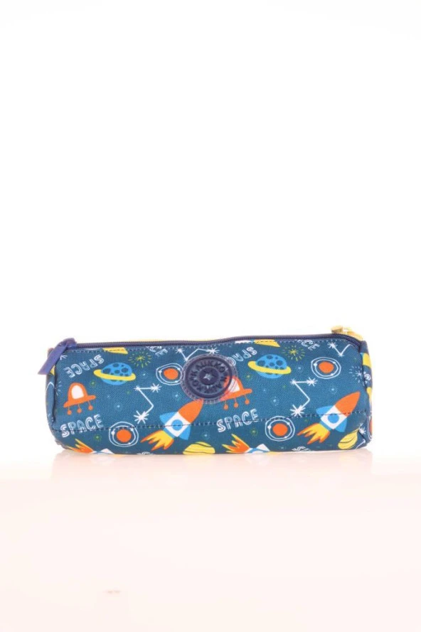 Kaukko Kids 3 Bölmeli Kalem Çantası Evolution Space L8182 ürün görseli 1