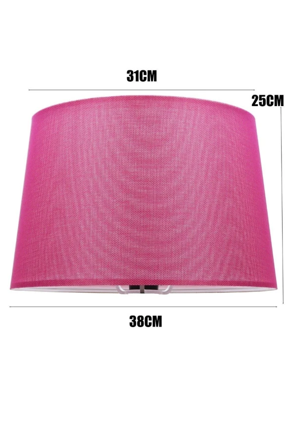 Vivido Abajur Pembe Lambader Şapkası - Resim 2