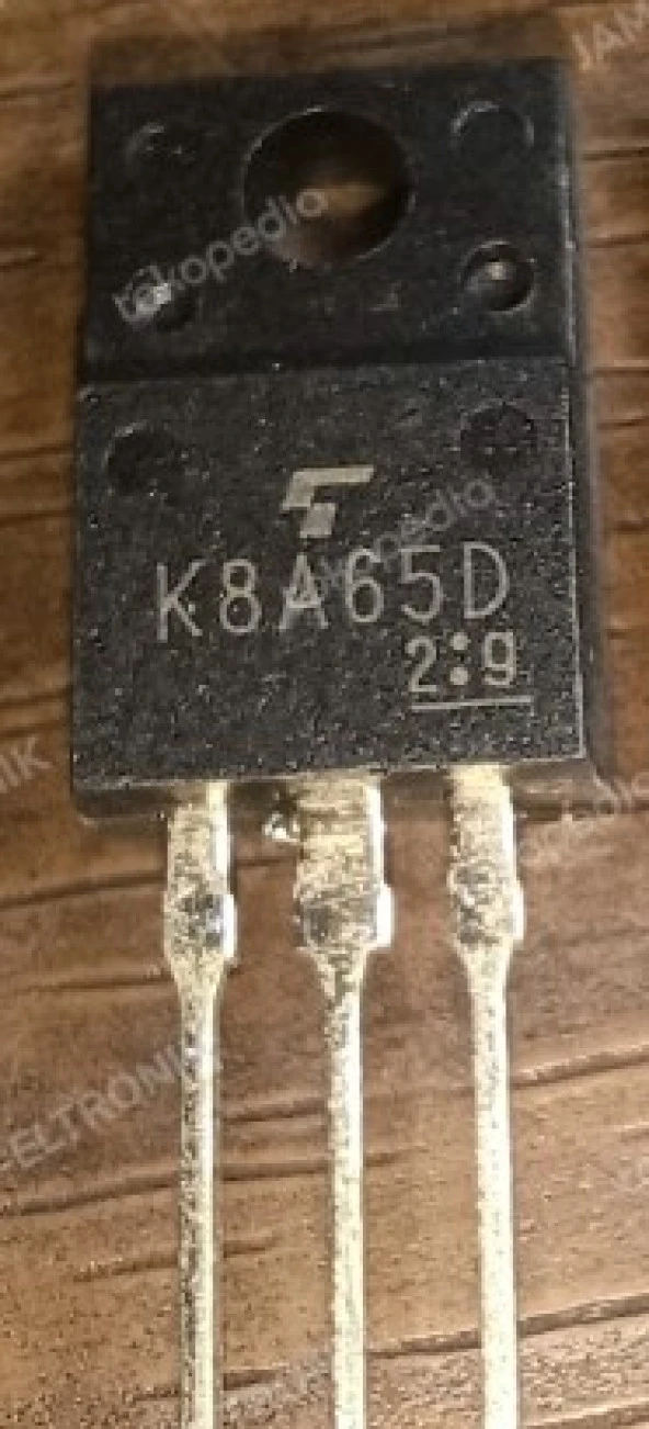 8A65D TO-220F Mosfet - Resim 2