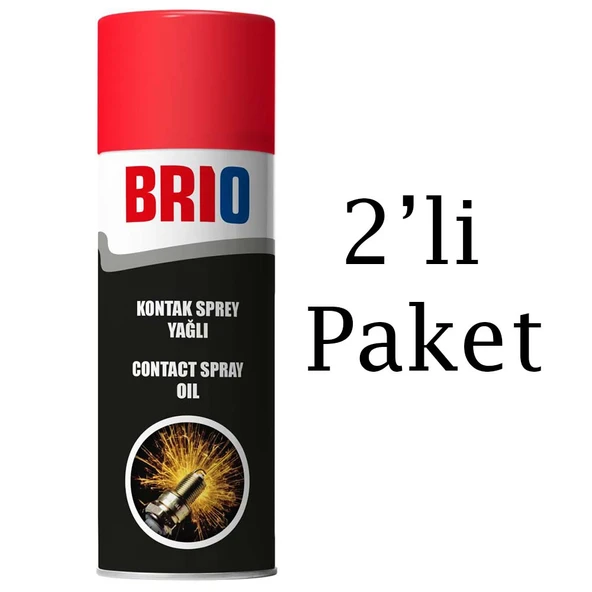 Brio Elektronik Kart Devre Kontak Temizleyici Sprey 200 Ml Yağlı 2 Adet ürün görseli 1