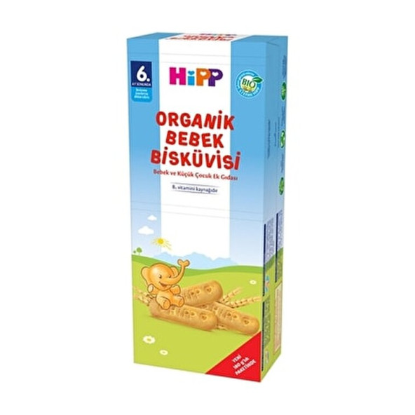 HİPP ORGANİK BEBEK BİSKÜVİSİ 180GR ürün görseli 1