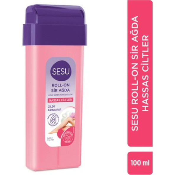 SESU ROLL-ON SİR AĞDA 100ML  HASSAS CİLTLER PUDRA & SHEA YAĞI ürün görseli 1
