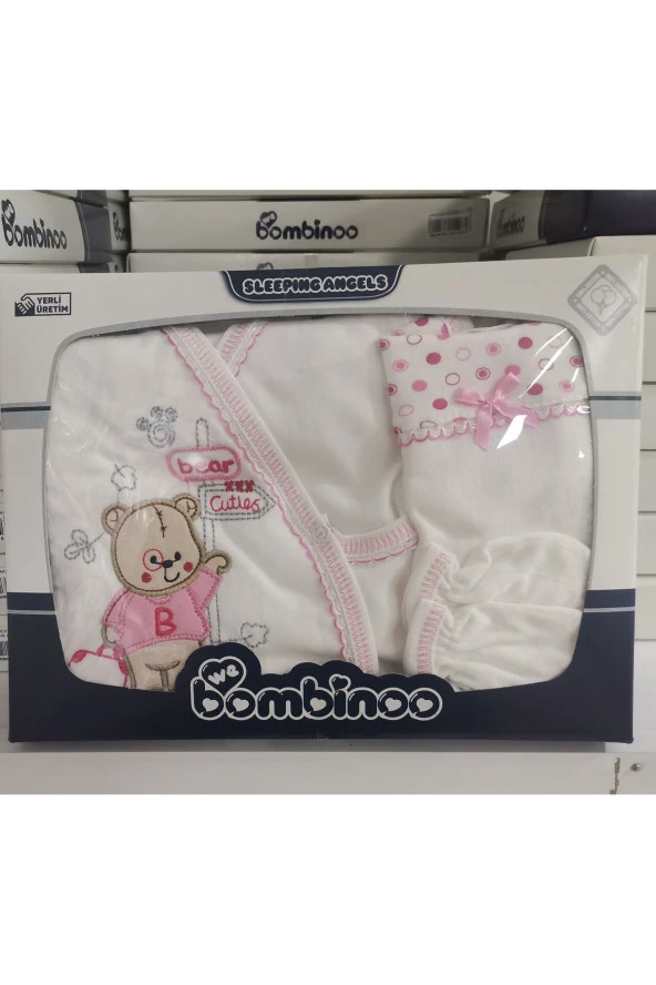 Bambino 5 li zıbın seti hastane çıkışı pamuklu ürün görseli 1