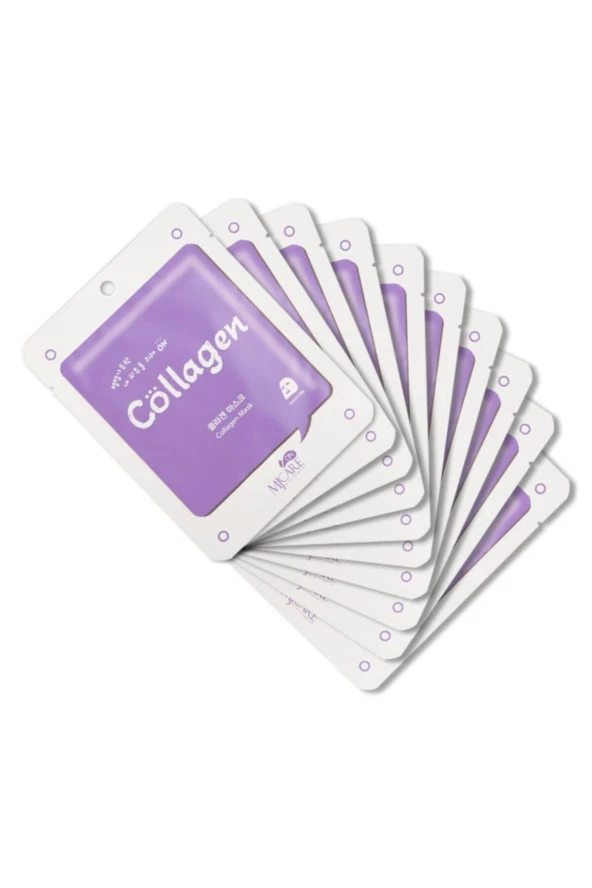 Mjcare On Collagen Mask Kolajen Özlü Yüz Maskesi 10'lu ürün görseli 1
