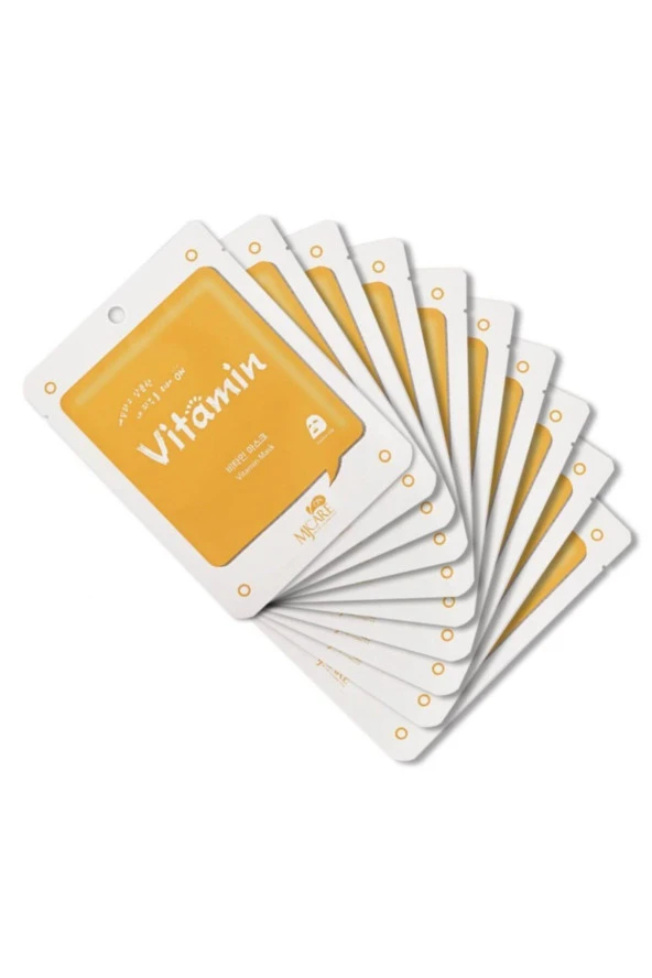 Mjcare On Vitamin Mask -vitaminli Yüz Maskesi 10'lu ürün görseli 1