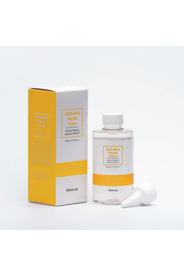 Bibimcos AHA-BHA Facial Toner 200ml New Version ürün görseli 1