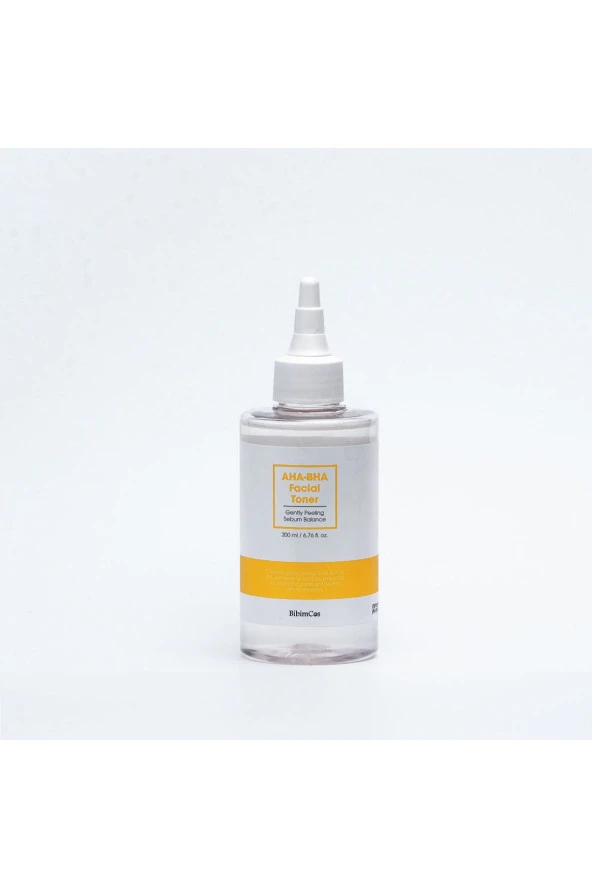 Bibimcos AHA-BHA Facial Toner 200ml New Version - Resim 2