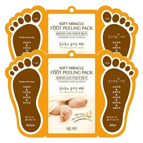 Mjcare Miracle Foot Peeling Pack - Çorap Tipi Ayak Peeling Maskesi 2'li ürün görseli 1
