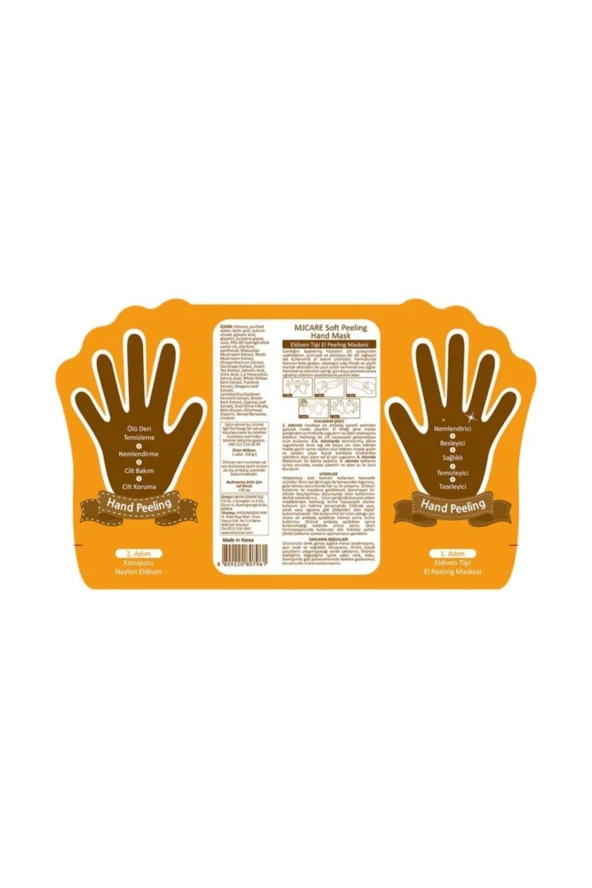 Mjcare Hand Peeling - Soyulan El Peeling Maskesi - Resim 4