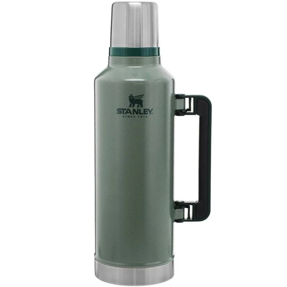 Stanley 10-07935-044 Klasik Vakumlu 2.3 Litre Çelik Termos - Yeşil ürün görseli 1