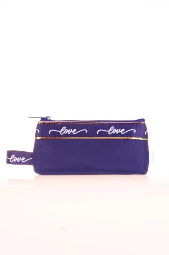 Kaukko Mirror Baggy Kalem Çantası Lacivert K2666 ürün görseli 1