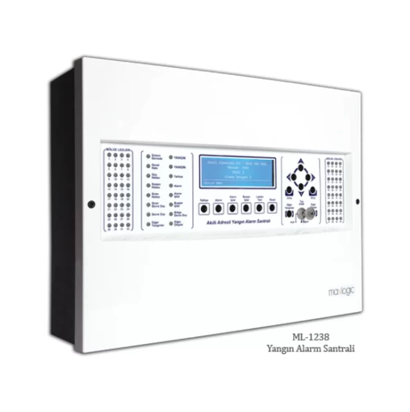 Maxlogic ML-1234/M Akıllı Adresli Yangın Alarm Santralı, 4 Çevrim, 508 Adres, Marin Sertifikalı ürün görseli 1